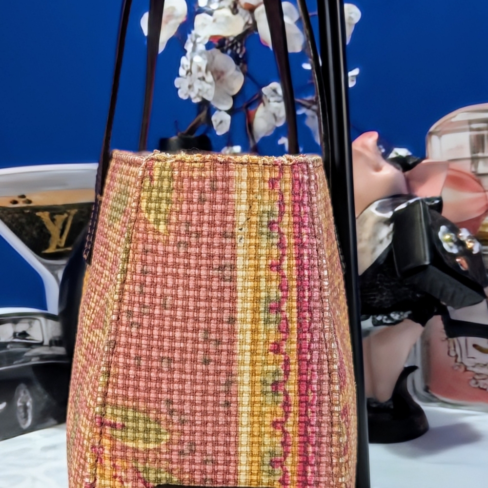 Etro Vintage Paisley Wovan Tote Bag - Picture 4 of 11
